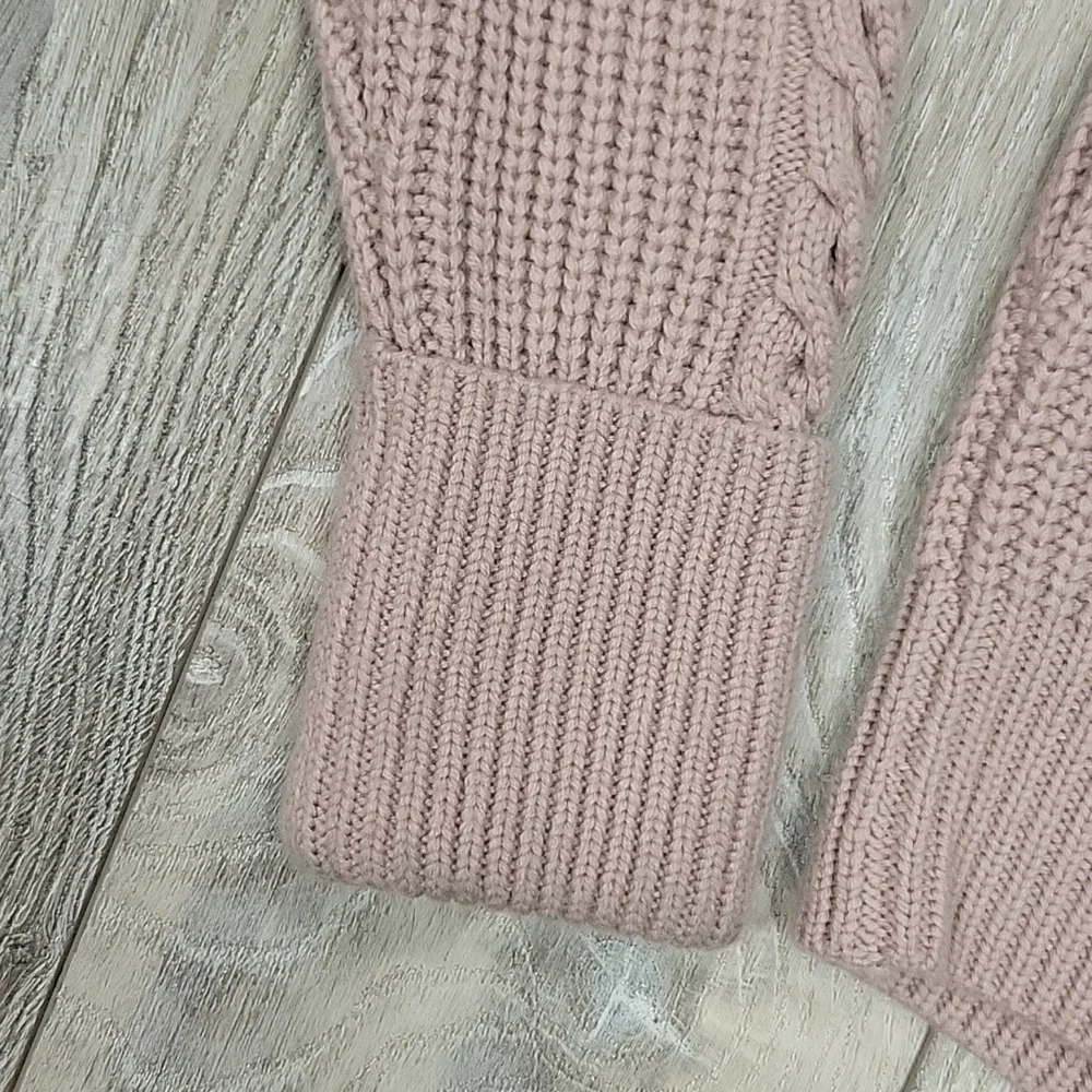 Paige Size Medium Wild Rose Lorilee Cold Shoulder Sweater NWT - Picture 5 of 9